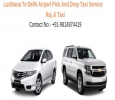 Ludhiana to Delhi Airport Pick and Drop Taxi Service